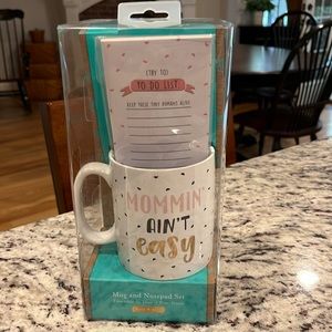 Mug and notepad set new